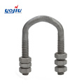 factory price hot-dip galvanized steel U bolt and nut types of nuts and bolts